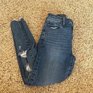 Pacsun 24 dark ripped jeans
